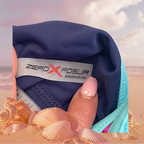 New ZeroXposur Double Strap Swimsuit with Skirt in Regular size 16.5 - Picture 9 of 16